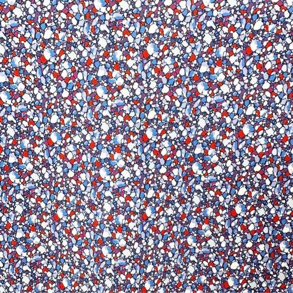 TORY BURCH Hudson Blue Print Long Sleeve Sheath Chrissy Dress Sz. Small - Picture 4 of 5